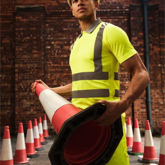 Hi-Vis Pro Contract Polo Shirt (Class 2) Thumbnail